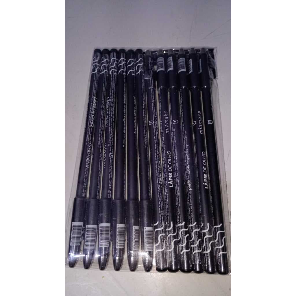 kit lapis de olho com apontador com 12 unidades