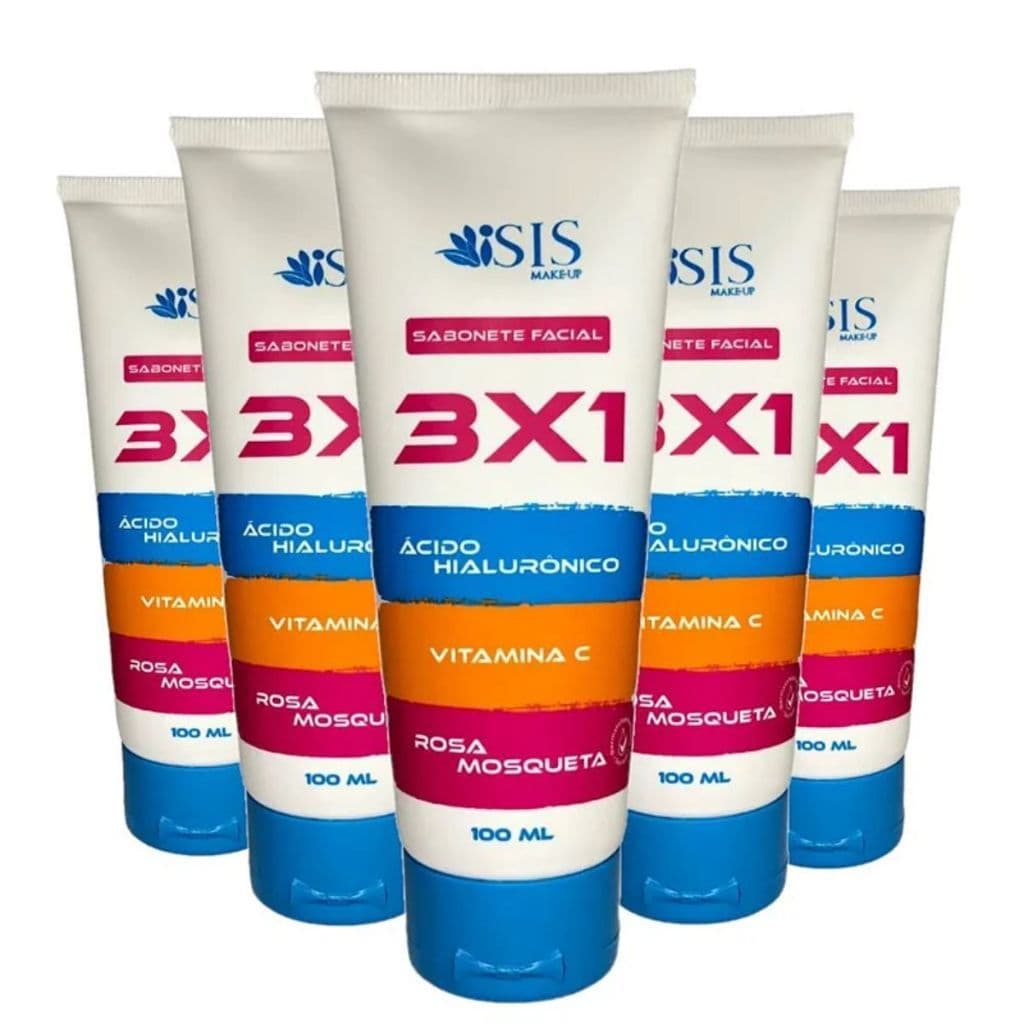 Sabonete Facial 3 em 1 - 100 ml Isis Makeup