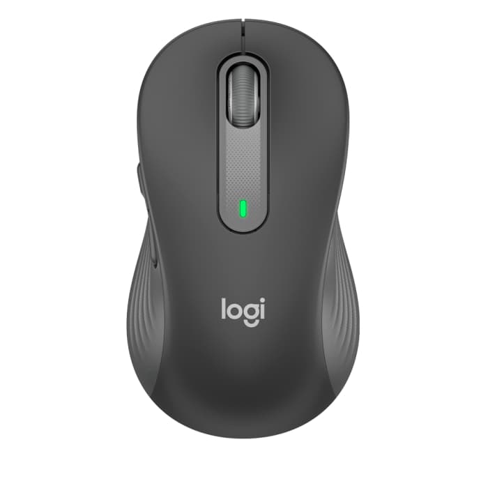 MOUSE LOGITECH M650 L SIGNATURE SEM FIO CONEXÃO BLUETOOTH E USB GRAFITE