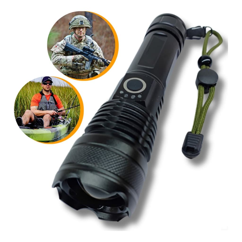Lanterna Led Super Potente Tática Mais Forte Fazenda Acampamento Camping Segurança Alta potência