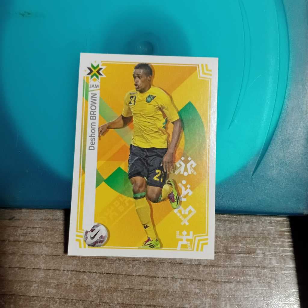 Figurinha - 2015 COPA AMERICA CHILE Adesivo Panini #323 BROWN UNLOVED Jamaica