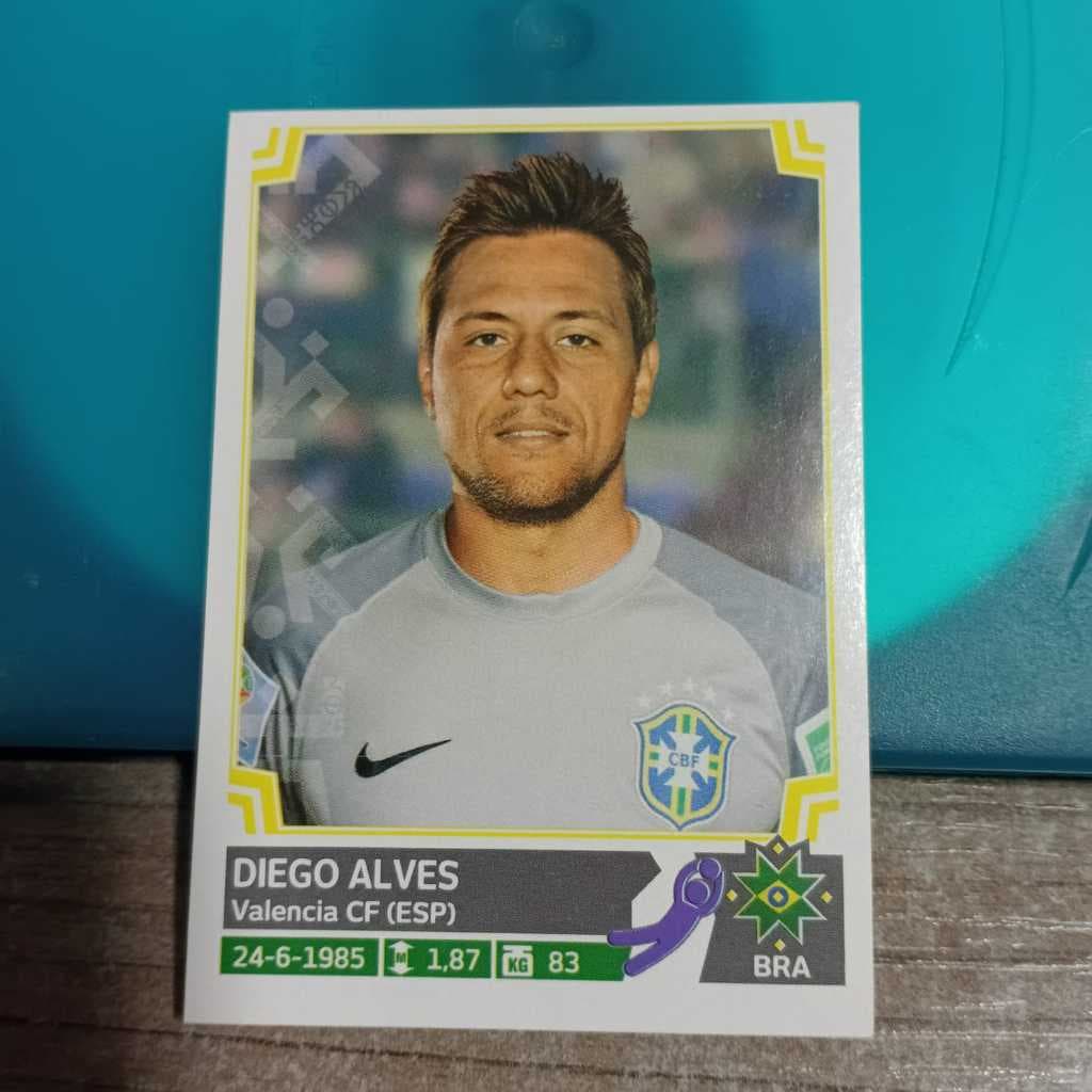 Figurinha Panini 2015 COPA AMÉRICA CHILE #208 DIEGO ALVES Brasil