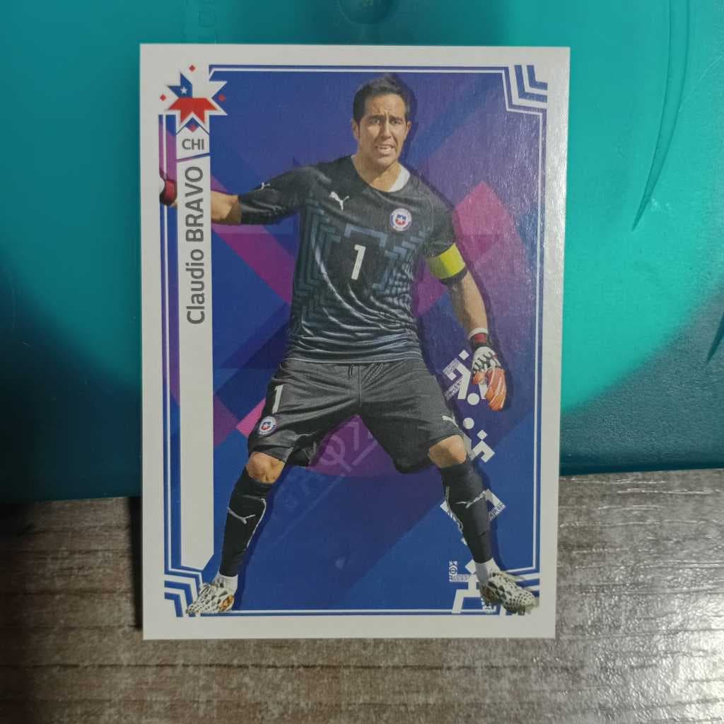 FIGURINHA Panini 2015 COPA AMÉRICA CHILE #344 CLAUDIO BRAVO Chile-