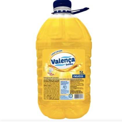 Detergente / Sabão Líquido Lava louças 5L - Valença