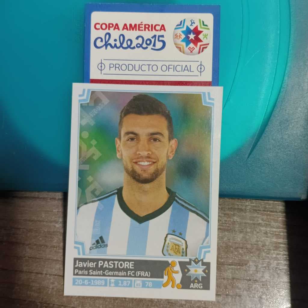 FIGURINHA Panini COPA AMÉRICA CHILE 2015 nº 130 - JAVIER PASTORE - ARGENTINA