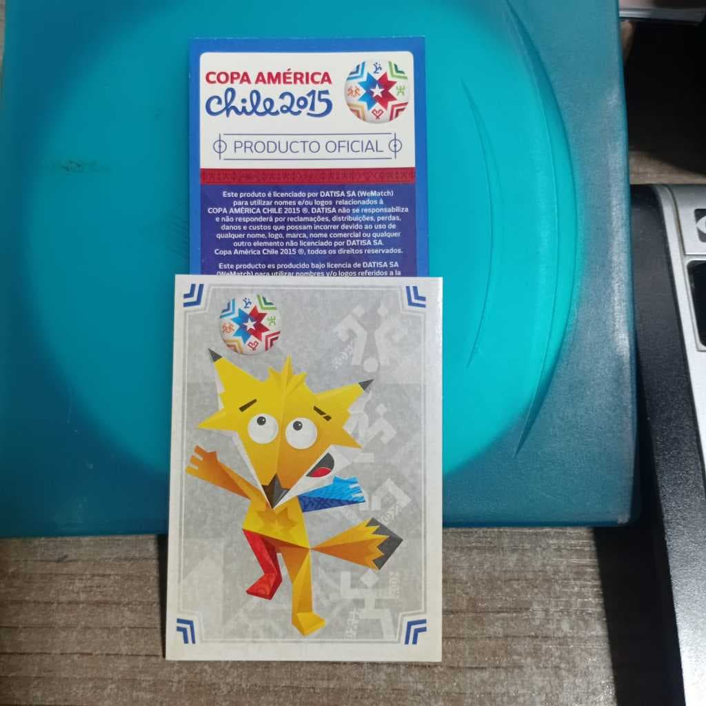FIGURINHA PANINI COPA AMÉRICA CHILE 2015 - MASCOTE N. 3