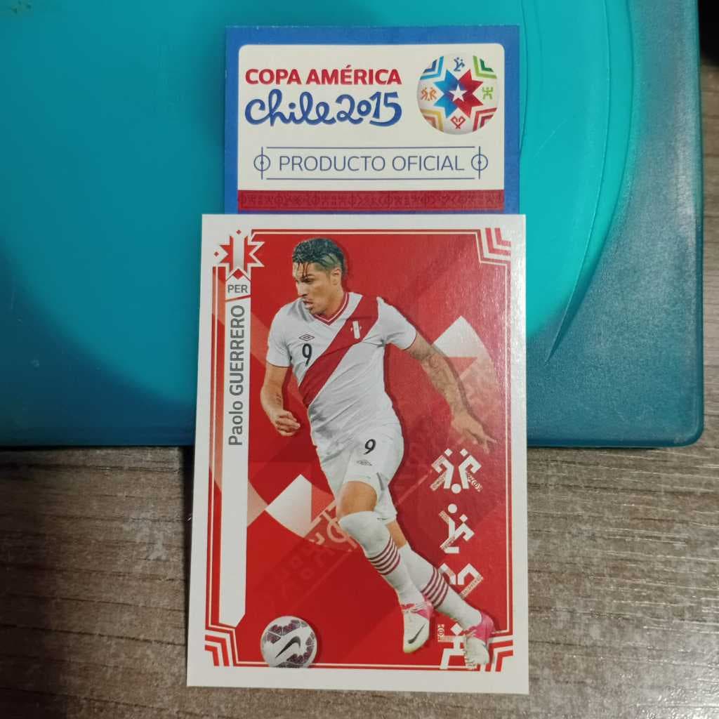 FIGURINHA 2015 COPA AMÉRICA CHILE Adesivo Panini N.339 PAOLO GUERRERO Peru