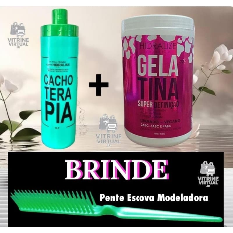 🌀 KIT CACHOS DEFINIDOS HIDRALIZE + BRINDE EXCLUSIVO! 🌀