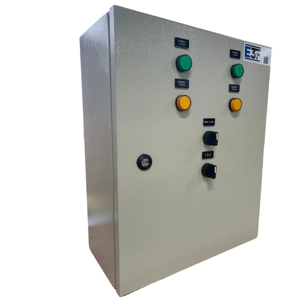 Quadro Revezamento de Bombas Automático 0,75-1cv 220V + Bóia