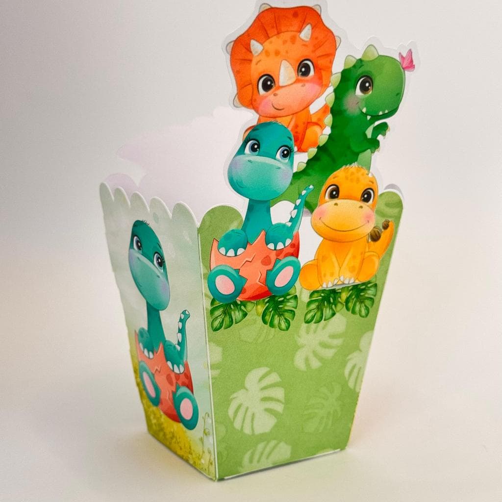 10 cachepôs centro de mesa Dinossauro Aquarela novo SEM NOME PRONTA ENTREGA PEGUE E MONTE