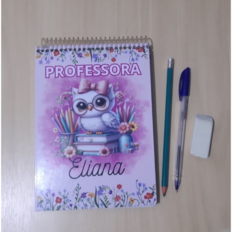 BLOCO CAPA DURA PERSONALIZADO! | 15x21cm | 60 Folhas | Faço Todos os Temas | Especialmente Para você