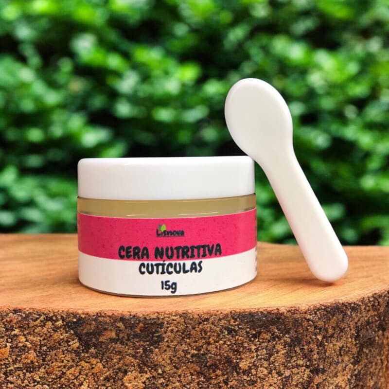 Cera Nutritiva para Cutículas Natural – Óleo de Rícino, Óleo Essencial de Lavanda,Vitamina E | Hidrata e Fortalece Unhas