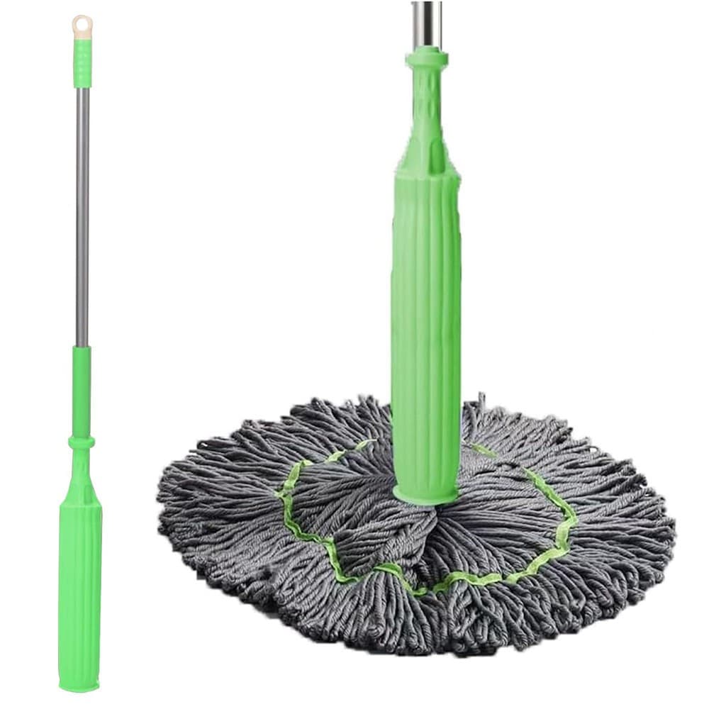 HAOSIN 2 Em 1-Giratória Esfregona Desidratação Automática Verde Para Limpeza De Piso