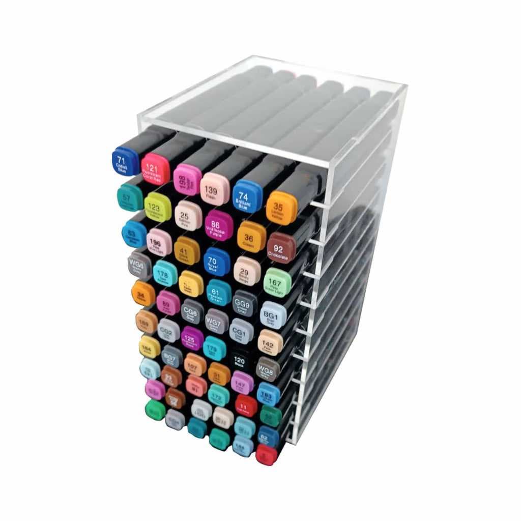 Suporte De Canetinhas Organizador P/ 60 Canetas Coloridas
