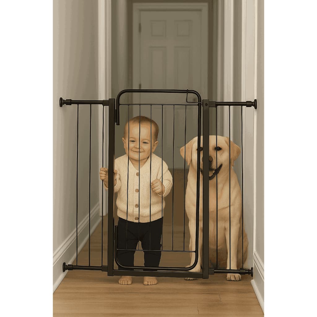 Portão de Segurança Grade Portaozinho Pet para Crianças e Bebes Sob Pressão