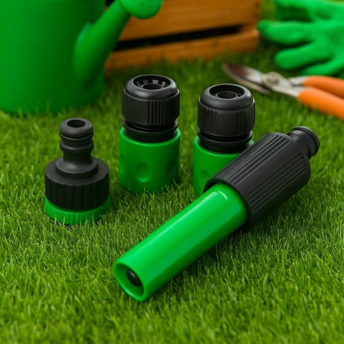 Kit Esguicho Para Jardinagem Engate Rápido Navy + Tools 40031