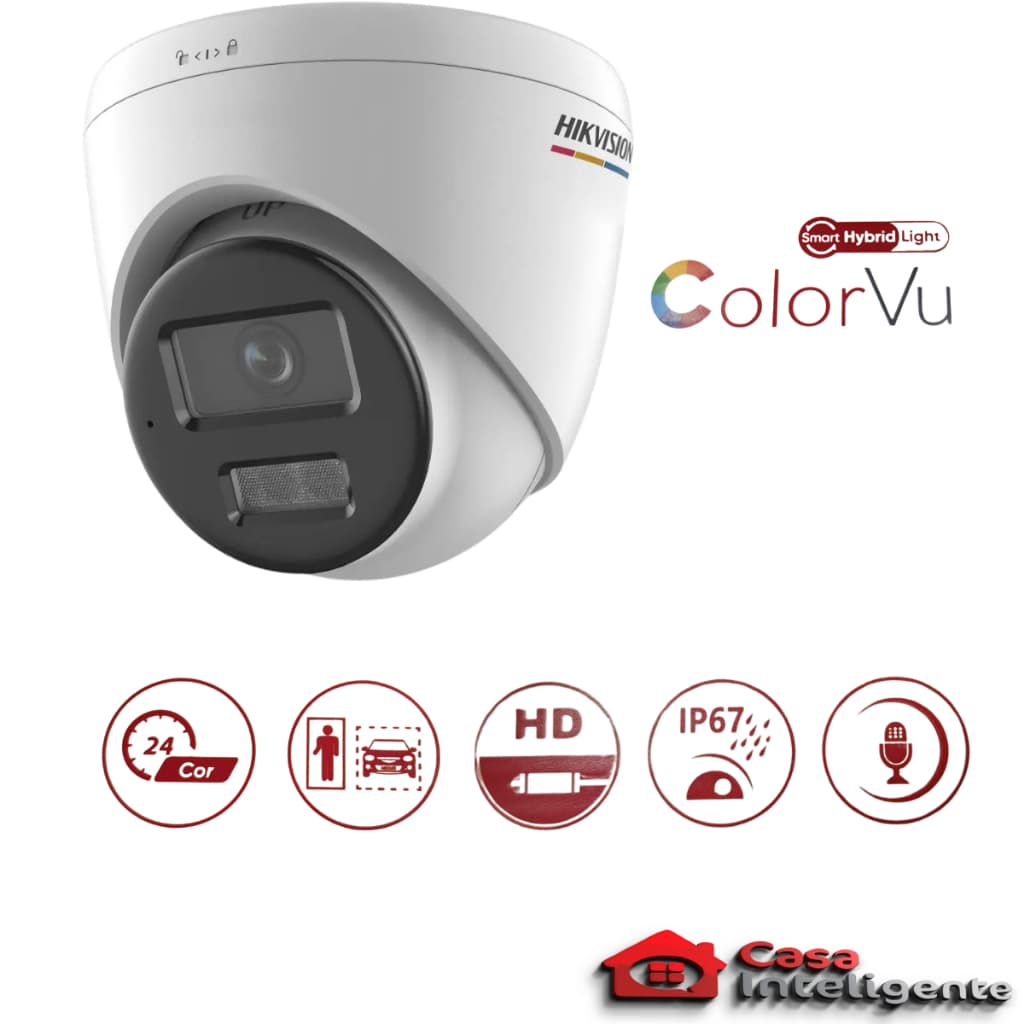 CAMERA DOME IP COLORVU HIKVISION DS-2CD1327G2H-LIU