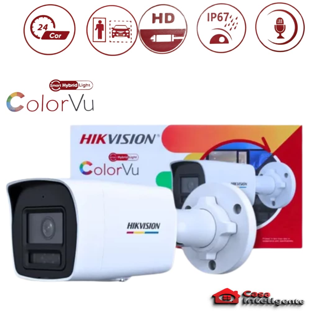 CAMERA BULLET IP  COLORVU HIKVISION 2MP DS-2CD1027G2H-LIU