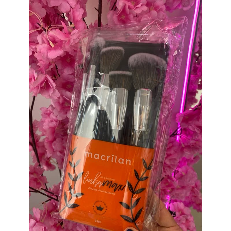 kit  10 pincéis Essencial A100 Macrilan Profissional