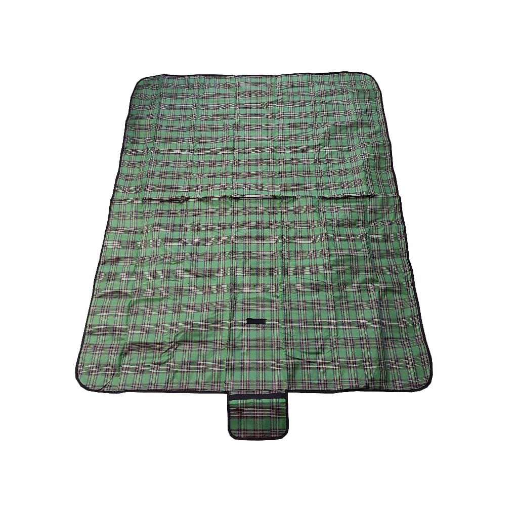 Esteira de Praia Casal 180x150cm Dobrável com Alça para Transporte Tapete para Camping Piquenique