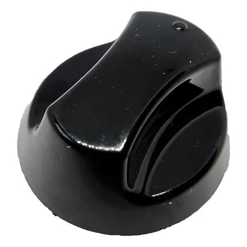 Kit 5 Botões De Fogão Esmaltec Safira Preto  5 Peças