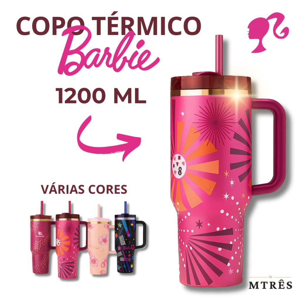 Copo Térmico da Virgínia  Grande Garrafa  Para Chá Café com Tampa Inox alça Vedação Hermética Viagem