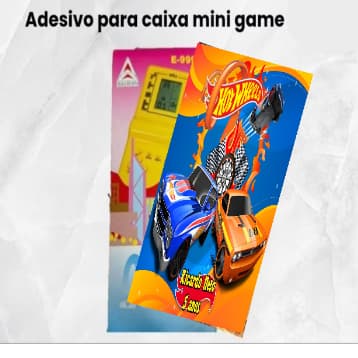 25 adesivo para caixa de mini game retro personalizado: 18,5cm, x 8 cm