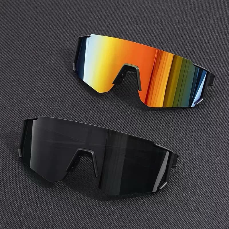 Óculos de Ciclismo Unissex UV400 | Proteção contra vento e antiembaçante para atividades ao ar livre.