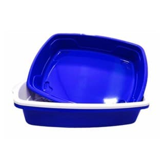 Caixa de Areia para Gatos Furba Bandeja Sanitária 3 Peças Marca Four Plastic