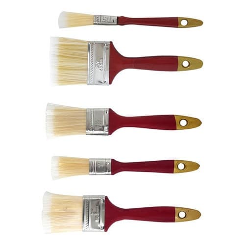 Kit até 10 Pincéis Trincha Para Pintura Construção Multiuso Tamanhos Variados