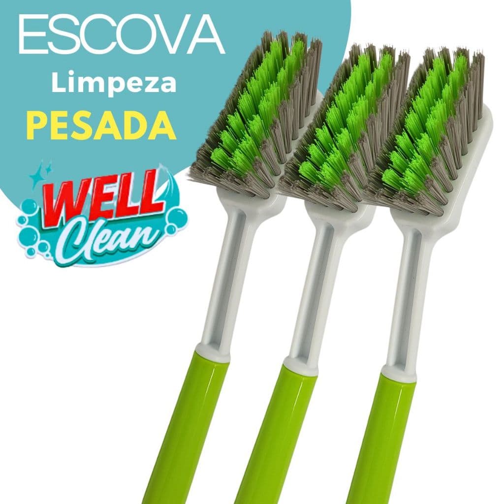 Escova Limpeza Pesada Escolha Opção de Kit 2, 3 e 4 Box Louça Limpeza  Multiuso