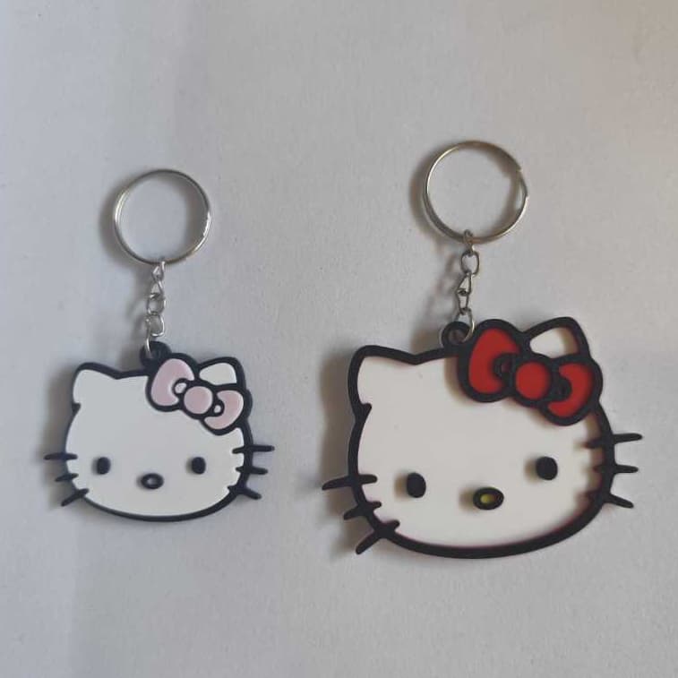 Chaveiro Hello Kitty Impressão 3D Lembrancinha Aniversário Infantil - Tam P ou M