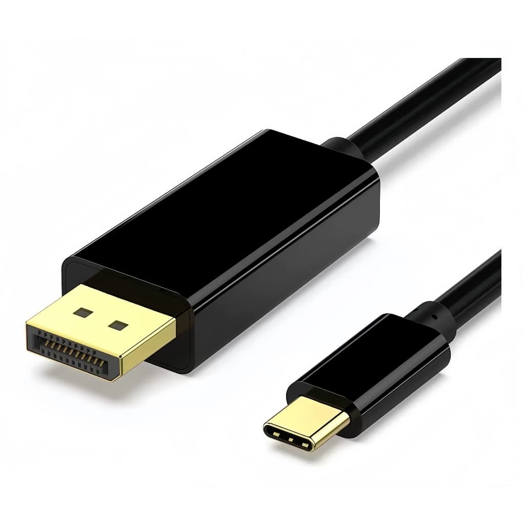 Cabo Tipo-C Thunderbolt 3 Para Displayport 4k@60hz Para Macbook/Celular/Notebook 1,8 Metros