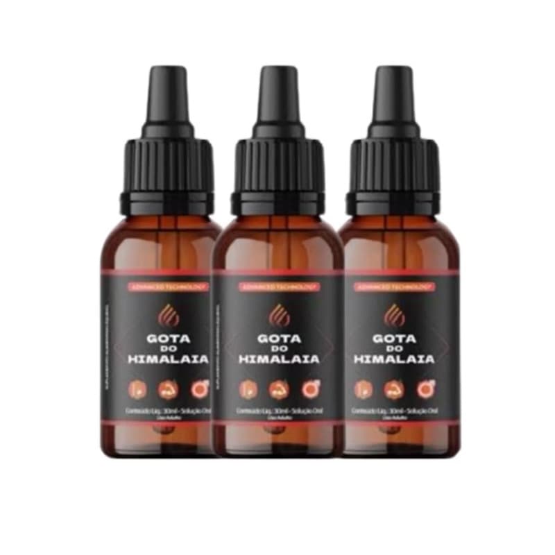 3 frascos de gota do himalaia original com 30 ml