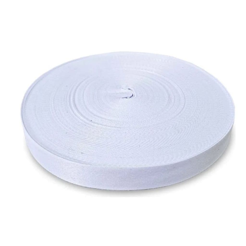 Fita acetinada branca crua 20mm para sublimação 100mts