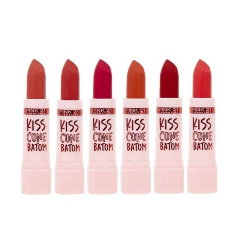 Batom Kiss Cone-Pink21 -Promoção