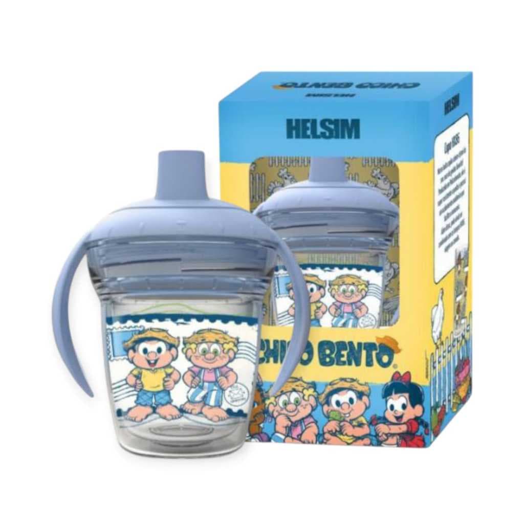 Copo de Transição Infantil ABCD 170ml Turma do Chico Bento - Helsim