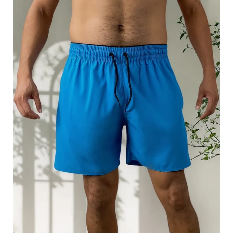Short Bermuda Tactel com elastano Masculino com bolsas academia secagem rapido treino futebal casual