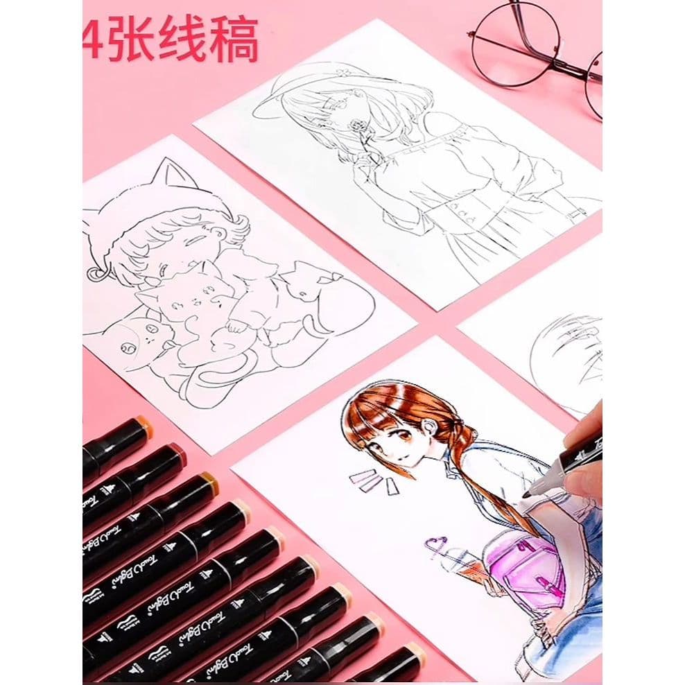 Livro de Colorir Pintar COZY FRIENDS Pintar COZY FRIENDS Impressão Somente Frente Completo Inspiração Promoção