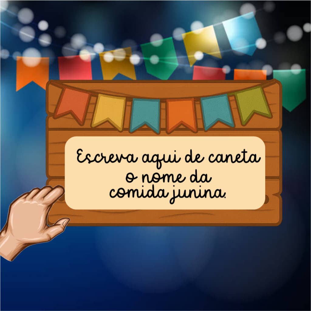 Kit 15 plaquinhas para festa junina - placas para comidas juninas - decoração mesa junina