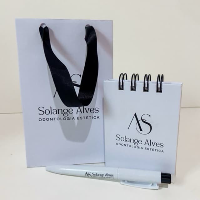 10 kits Bloco + Caneta + Sacola PP Kit curso bloco A7 Capa dura Bloco com caneta bloco de bolso sacola agendinha