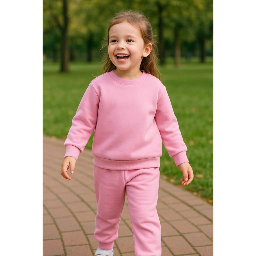 Roupa de Frio Infantil Menina e Menino Conjunto de Moletom