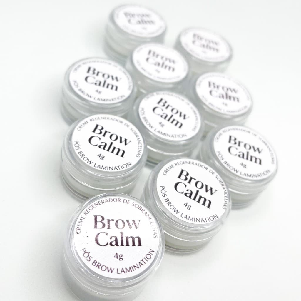 KIT COM 10 CREMES REGENERADORES BROW CALM 4g