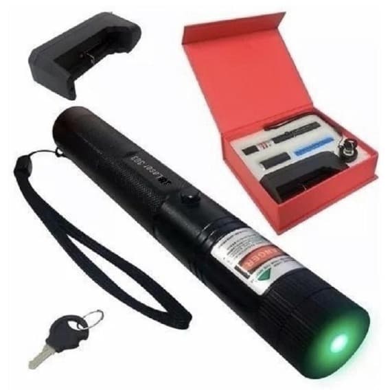 Caneta Laser Pointer Verde Super Forte 10.000mw Até 30 Km