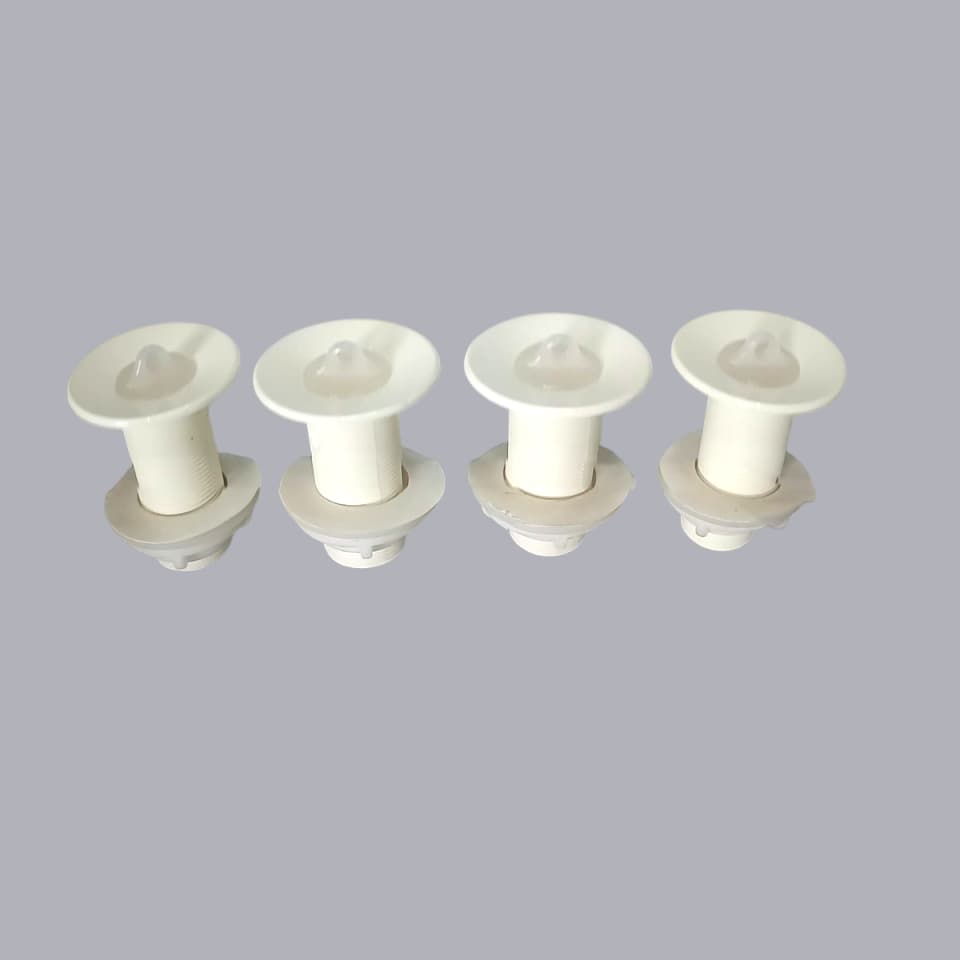 Kit 4 Válvulas em ABS Para Lavatório Pia de Banheiro, Cuba S/ Ladrão 7/8- Banca Linha plastic