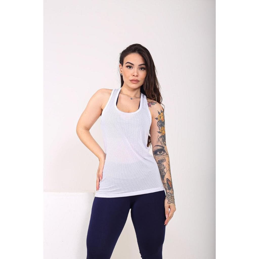 Regata Dray Feminina Academia Fitness Plus Size Treinar Dançar Caminhada Verão