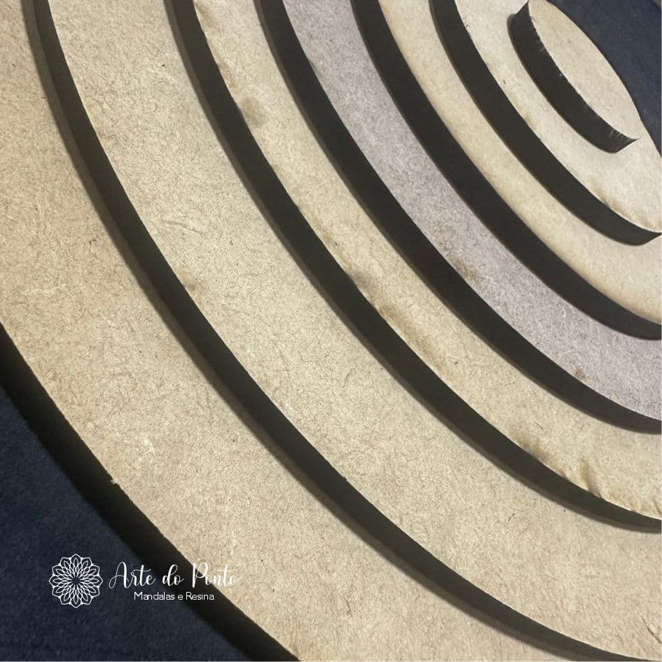 🌀 5 Bases  Disco para Pintura | Tamanho 5 a 15cm de  3mm