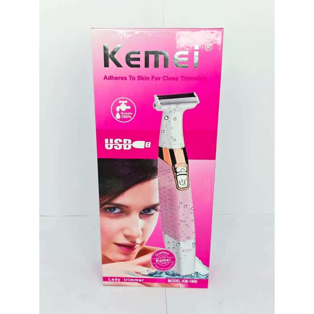 Depilador Aparador De Pelos Feminino Axilas Pernas Virilha Cor Rosa