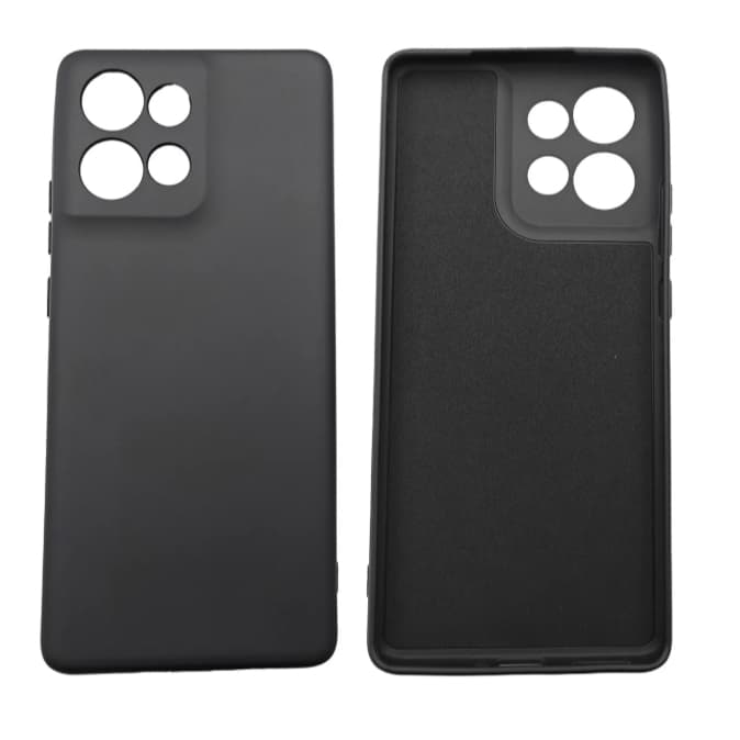 Capa Capinha Para Moto Edge 50 5g 6.7 Silicone Aveludada+pelicula 3d