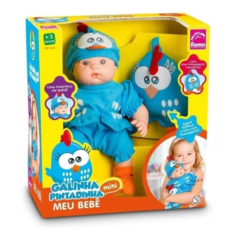 Boneca Galinha Pintadinha Baby Roma - Brinquedos